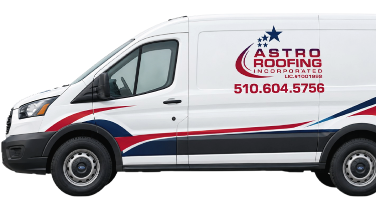 astro roofing incorporated branded truck
